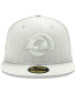Фото #2 товара Men's Los Angeles Rams White on White Primary Logo 59FIFTY Fitted Hat