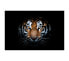 Фото #1 товара Leinwanddruck Tiger im dunklen Einteilig