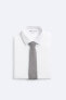 Фото #6 товара Cotton - linen textured tie