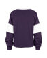 Фото #3 товара Women's Purple Distressed LSU Tigers Upside Rhea Raglan Long Sleeve T-shirt