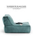 Sitzsack + Pouf, Hocker aus Webstoff