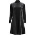 ფოტო #1 პროდუქტის Women's Plus Size Long Sleeve Velvet Turtleneck Dress