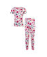 Toddler Girls and Boys Garden Floral Tight-Fit Pajama Set, Pack of 2