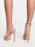 Фото #2 товара Steve Madden Milano heeled sandals in tan patent