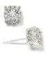 ფოტო #4 პროდუქტის Diamond Stud Earrings (1/3 ct. t.w.) in 14K White, Yellow or Rose Gold