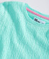ფოტო #6 პროდუქტის Big Girls Solid-Color Textured T-Shirt, Created for Macy's