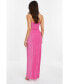 ფოტო #2 პროდუქტის Women's Lurex Wrap Diamante Strap Maxi Dress
