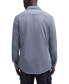 Men's Melange Slim-Fit Casual Shirt