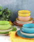 Фото #6 товара Посуда сервировочная Elama Hudson 12 Piece Double Bowl Stoneware, набор для 4 персон