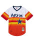 Mitchell Ness Men's Craig Biggio White Houston Astros 2004 Cooperstown Collection Authentic Throwback Jersey