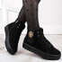 Фото #2 товара Filippo W PAW470 black insulated leather suede ankle boots on the platform