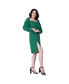 Фото #3 товара Women's Square-Neck Off Shoulder Elegant Midi Dress
