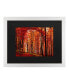 Фото #1 товара Philippe Sainte-Laudy The Red Way Matted Framed Art - 20" x 25"