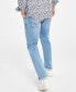 Фото #2 товара Men's Light Wash Skinny Ripped Jeans, Created for Macy's