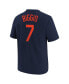 Big Boys Craig Biggio Navy Distressed Houston Astros Cooperstown Collection Name and Number T-shirt