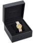 ფოტო #4 პროდუქტის Women's Swiss Two-Tone Stainless Steel Bracelet Watch 35mm