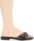 ფოტო #6 პროდუქტის Women's Laffi Rhinestone Bow Slide Sandals