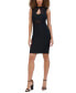 Women's Sleeveless High-Neck Bandage Bodycon Dress