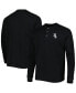 Фото #1 товара Men's Chicago White Sox Black Maverick Long Sleeve T-shirt