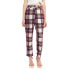 Фото #1 товара Say What Juniors' Plaid Printed Cropped Pants size M