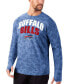 Фото #2 товара Men's Royal Buffalo Bills Camo Performance Long Sleeve T-shirt