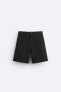 TEXTURED CHINO BERMUDA SHORTS