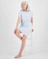 Фото #3 товара Women's Short-Sleeve Sleep Shirt, Created for Macy's