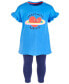 Фото #1 товара Toddler Girls Orbit With Love Tunic & Leggings, 2 Piece Set, Created for Macy's