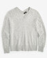 ფოტო #2 პროდუქტის Petite 100% Cashmere V-Neck Faux-Pearl-Embellished Sweater, Created for Macy's