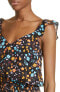 Ramy Brook Printed Angelina Dress Black Multi L