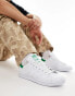 adidas Originals Stan Smith trainers in white and green