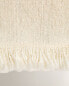 Fringed cushion cover