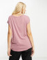 Фото #2 товара Vero Moda round neck t-shirt in rose