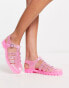 Фото #2 товара COLLUSION clear rubber diamante jelly shoe in pink