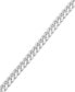Фото #4 товара Italian Gold men's Solid Cuban Link 24" Chain Necklace in Sterling Silver