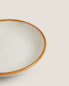 Фото #3 товара Porcelain soy sauce bowl with antique finish rim