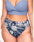 ფოტო #1 პროდუქტის Plus Size Nina Swimwear High-Waist Bikini Bottom