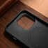 Фото #16 товара Чехол для iPhone 14 Pro Max ICARER из натуральной кожи черный