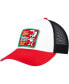 ფოტო #1 პროდუქტის Men's White, Black Trix Valin Trucker Snapback Hat