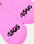 ASOS 4505 3 pack running socks with elasticated arch support and anti bacterial finish in neon pink