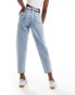 Фото #5 товара Tommy Jeans ultra high rise mom jeans in blue grey