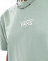 Фото #2 товара Vans centre vans logo t-shirt dress in light green