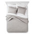 Фото #1 товара Gray Solid Quilt and Sham Set (Queen) 3pc - The Industrial Shop