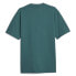 Puma Mmq Crew Neck Short Sleeve T-Shirt Mens Green Casual Tops 62081843