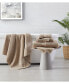 Фото #3 товара Solid Turkish Cotton Towel Set, 6 Piece