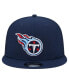 Men's Navy Tennessee Titans Main Trucker 9FIFTY Snapback Hat