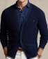 Men's Textured Cotton-Linen V-Neck Cardigan