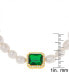 ფოტო #2 პროდუქტის Women's Simulated Emerald Bracelet