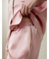 Фото #6 товара Women's 22MM Gold Piping Silk Pajamas Set