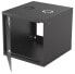 Intellinet Network Cabinet - Wall Mount (Basic) - 9U - Usable Depth 500mm/Width 485mm - Black - Flatpack - Max 50kg - Glass Door - 19" - Parts for wall installation (eg screws and rawl plugs) not included - Three Year Warranty - Wall mounted rack - 9U - 50 kg - 13.2